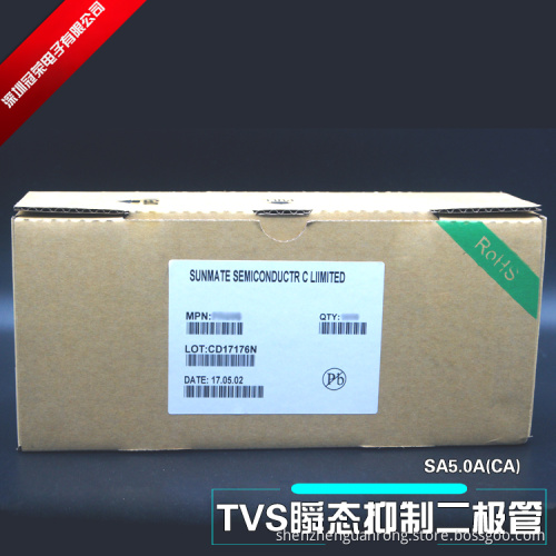 SA9.0A SA9.0CA Transient Voltage Suppressors DO-15 SUNMATE BRAND 500W 9.0V Superia DIP